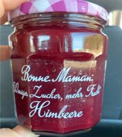 Weniger zucker, mehr frucht himbeere