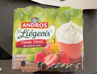 Liégeois pomme fraise