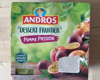 Dessert fruitier pomme passion