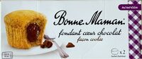 Fondant cœur chocolat facon cookie