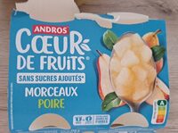 Cœur de fruits - morceaux poire