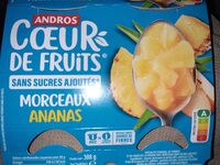 Cœur De Fruit Morceaux Ananas