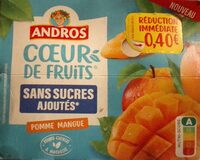 Cœur de fruits pomme mangue