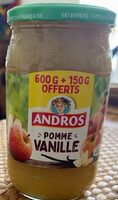 Compote pomme vanille