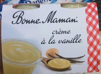 Crème à la vanille