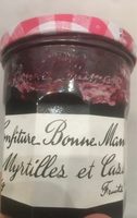 Confiture Myrtilles et Cassis
