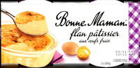 Flan pâtissier aux œufs frais