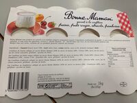 Bonne maman fraise fruits rouges abricot framboise