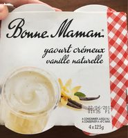 Yaourt Vanille Bonne Maman