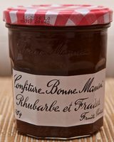 Confiture Rhubarbe et Fraises