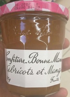 Confiture Bonne Maman aux Abricots et Mangues