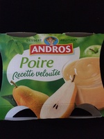 Dessert fruitier poire recette veloutée