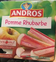 Dessert pomme rhubarbe