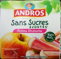 Pomme Rhubarbe sans sucres ajoutés