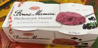 Yoghurt mousse blackcurrant
