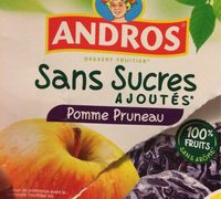 Compote sans sucre ajouté