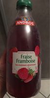 Boisson fraise framboise