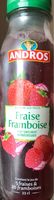 Boisson aux fruit fraise framboise
