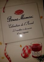 Calendrier de l'avent confitures Bonne Maman