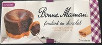 Fondant au chocolat sur feuillantine croustillante
