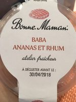 Baba ananas et rhum