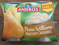 Poire williams morceaux croquants
