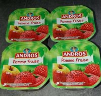 Compote pomme fraise