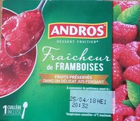 Fraîcheur de Framboises