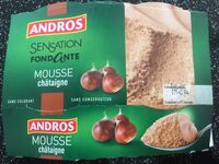 Sensation fondante Mousse châtaigne