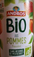 Jus de pommes pressées BIO