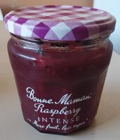 Reduced sugar raspberry extra jam