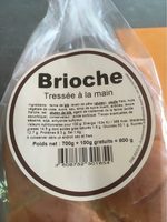 Brioche tressée à la main