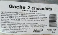 Gâche 2 chocolats