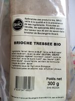 Brioche tressée bio