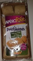 Les Préfolettes - pain façon Pesto - garniture Chèvre et ail frais