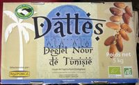 Dattes Deglet Nour de Tunisie