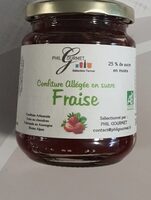 Confiture fraise bio