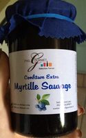 Confiture extra myrtille sauvage