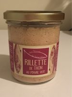 Rillettes de thon au poivre vert