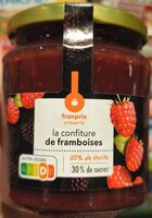 La confiture de framboises