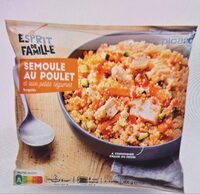 Semoule au poulet et aux petits légumes