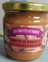 Compote de pommes et châtaignes d'Ardèche