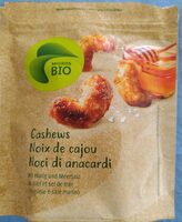 Noix de cajou au miel et sel de mer