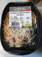 Saute de poulet et nouilles chinoises