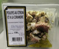 Poulpes au citron et à la coriandre