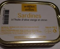 Sardines à  l huile  et citron