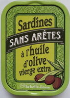 Sardines sans arêtes à l'huile d'olive vierge extra
