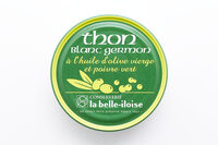 Thon blanc germon à l'huile d'ollive et poivre vert