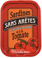 Sardines sans arêtes à l'huile d'olive et à la tomate