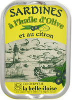 Sardines à l'huile d'olive et au citron